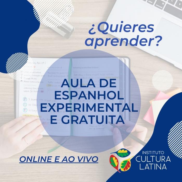 Aula de Espanhol Experimental e Gratuita 